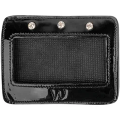 Startnummern Lackleder, 4-stellig, 2er Set, Eckig