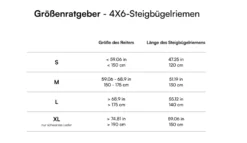 Steigbügelriemen 4x6 Leathers, Leder