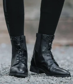Stiefeletten Belfort, Schnürstiefeletten, Reitstiefeletten, Leder, Damen, Herren
