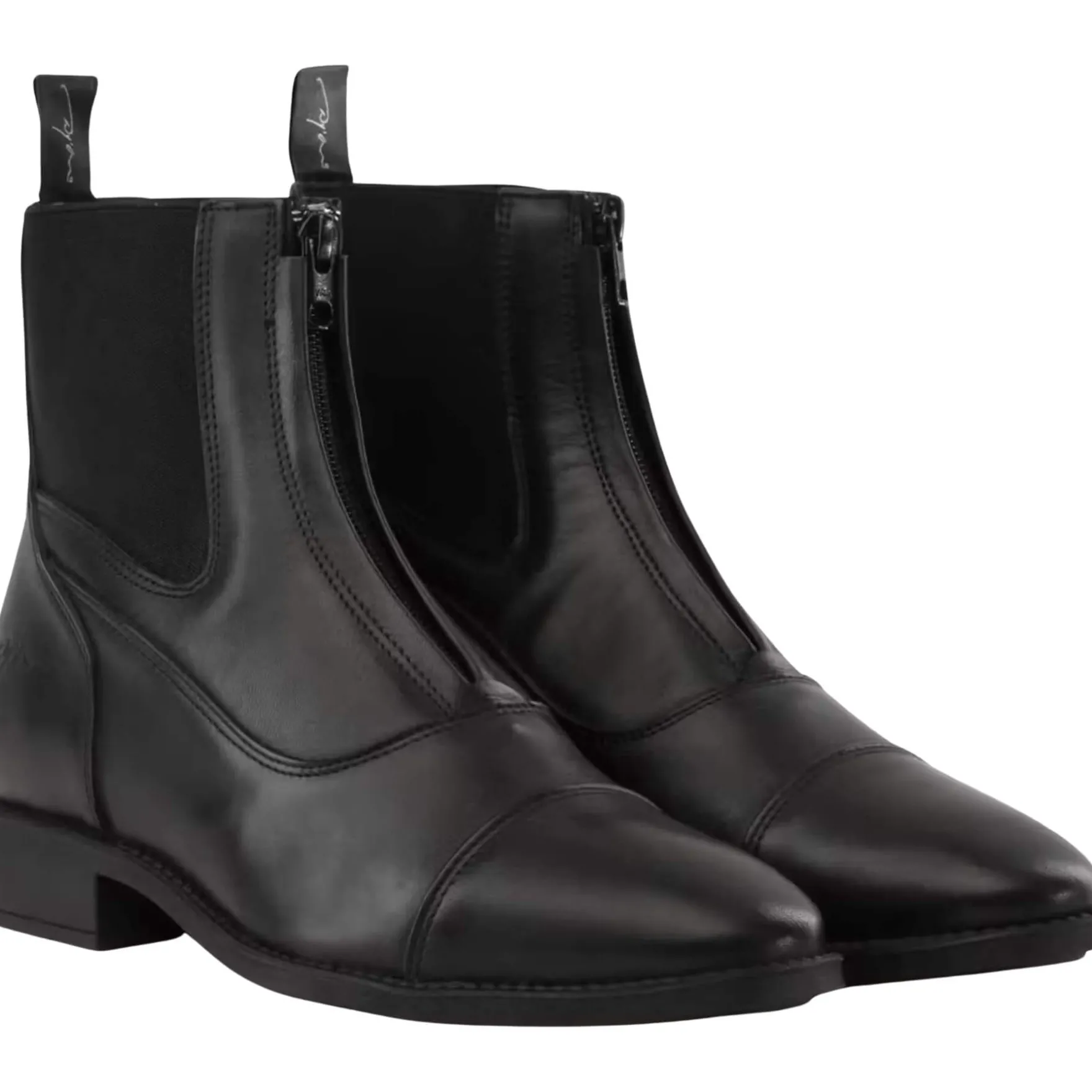Stiefeletten Kinder, mit Frontreißverschluss, Leder