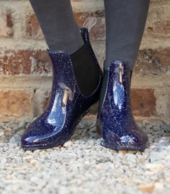 Stiefeletten Kinder Sparkle, Jodhpurstiefeletten, Gummistiefelette, Regenstiefelette
