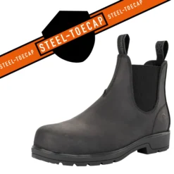 Stiefelette 1888 Stahlkappen Chelsea, Sicherheitsstiefelette, Damen, Herren