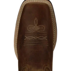 Stiefel Round Up Wide Square Toe, Leder, Western Boots, Damen