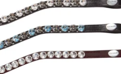 Stirnriemen Diamond, geschwungen