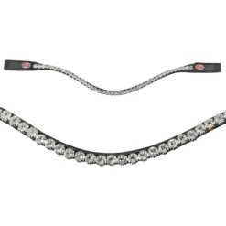 Stirnriemen FlexiLoop Luxe, Schnellwechselverschluss, 8 mm Crystals