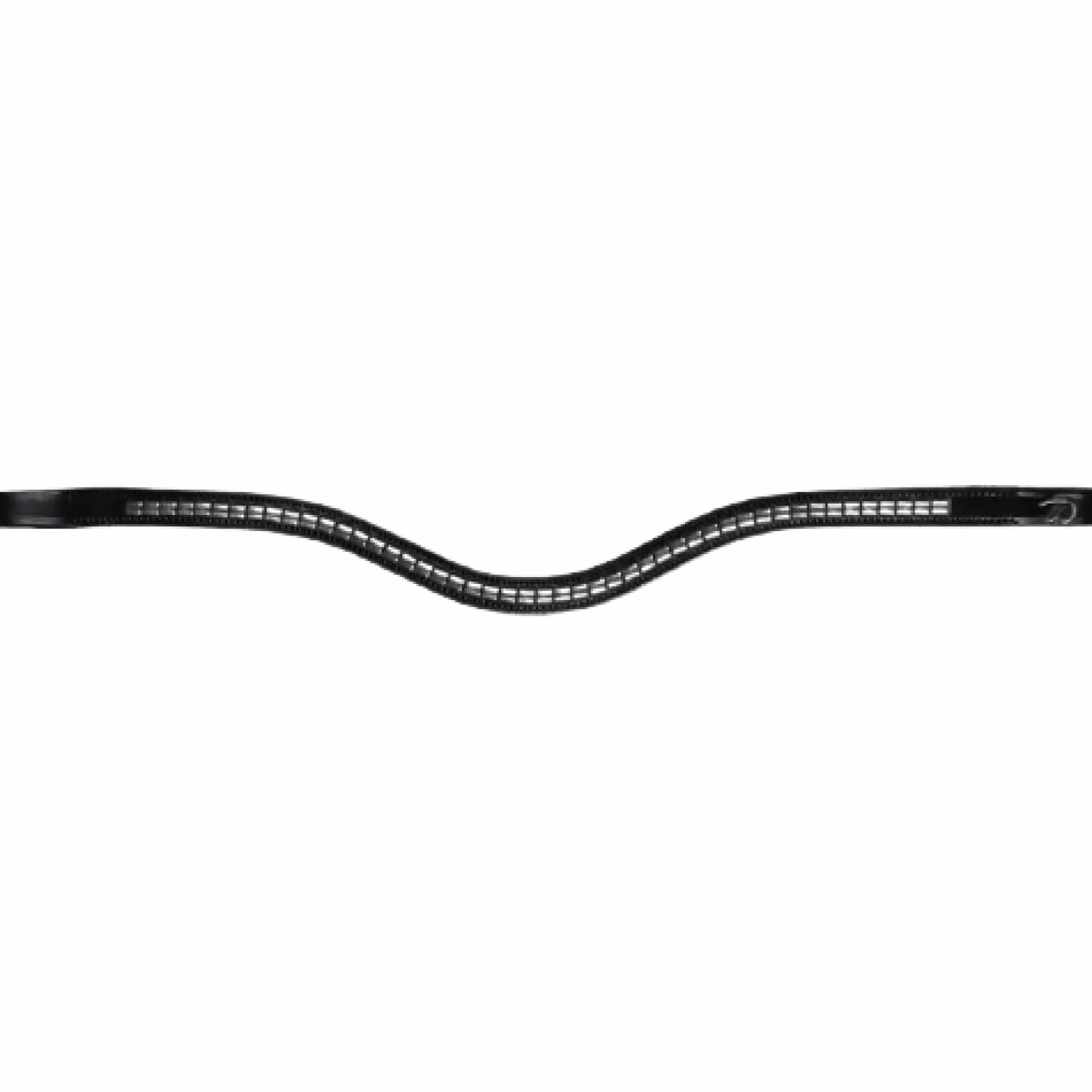 Stirnriemen Silver Clincher NEC, V-Shaped, geschwungen