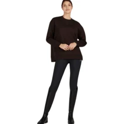 Sweatshirt Damen Oversized Platinum HW24, Pullover