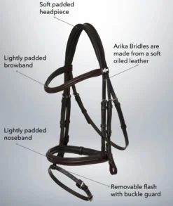 Trense Arika Flash, englisch kombiniert
