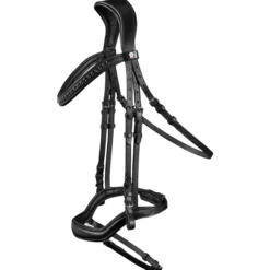 Trense X-Line New Shape II, Kombination aus englischem & hannoveranischem Reithalfter, mi