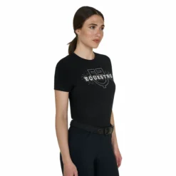 T-Shirt Damen Elegant Logo FS26, kurzarm