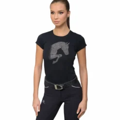 T-Shirt Damen Jumping Star, kurzarm