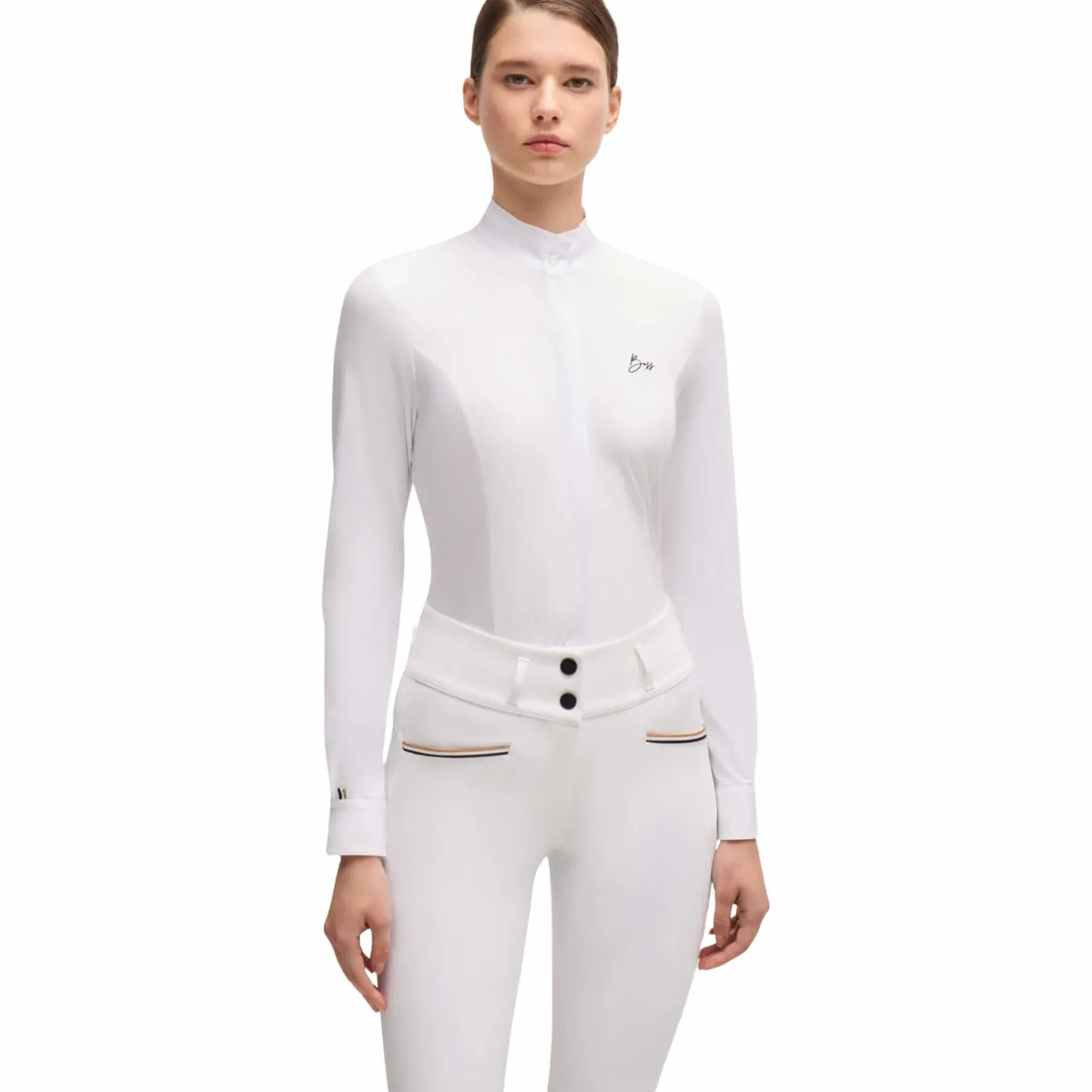 Turnierbluse Damen Emma FS25, Turniershirt, langarm