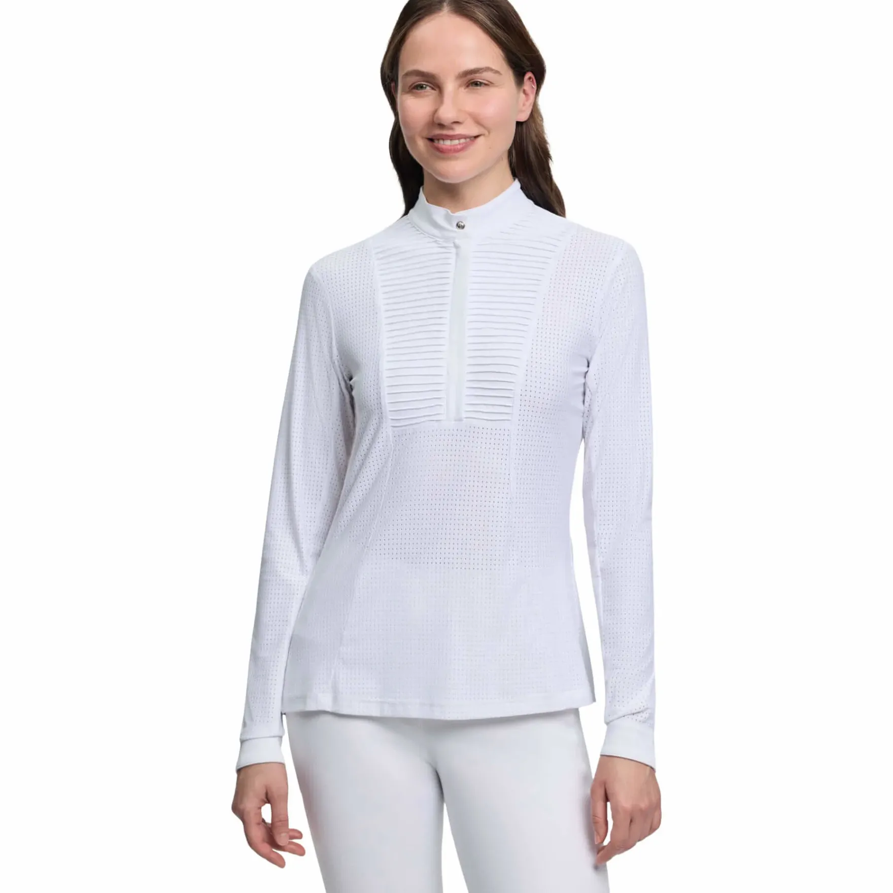 Turniershirt Damen Arielle, Turnierbluse, langarm