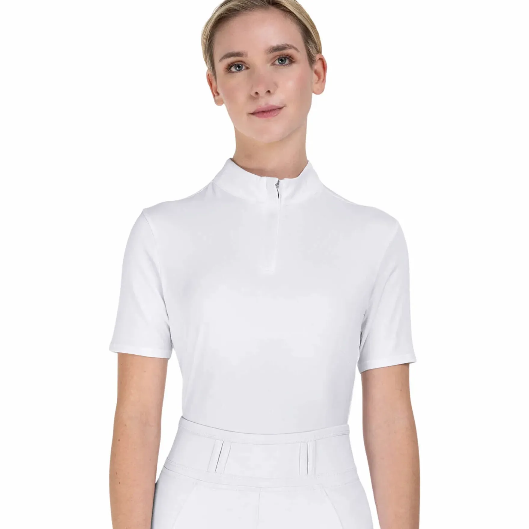 Turniershirt Damen Basic, kurzarm