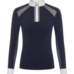 Turniershirt Damen Camille Show Shirt, langarm, Mesh