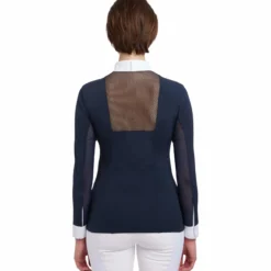 Turniershirt Damen Camille Show Shirt, langarm, Mesh