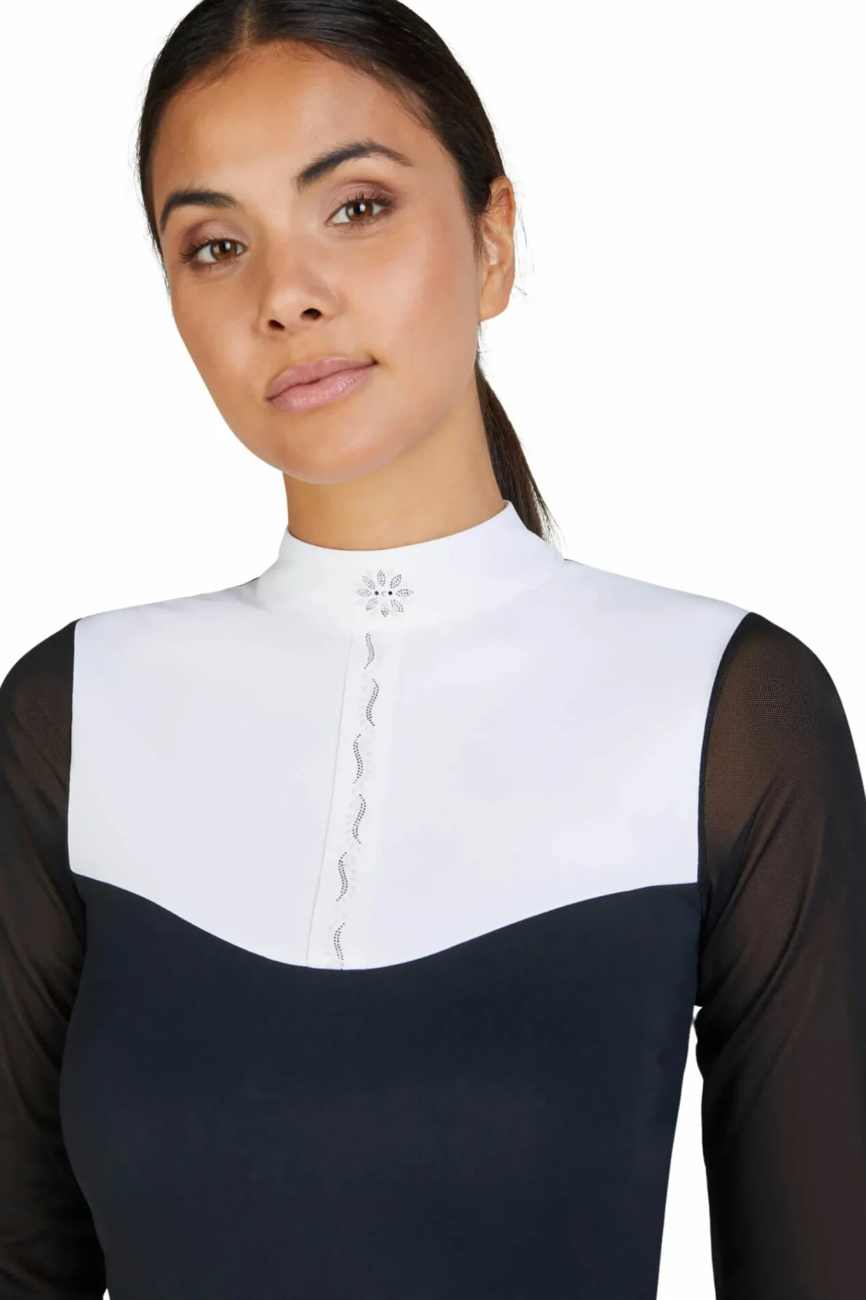 Turniershirt Damen Competition FS25, Turnierbluse, langarm