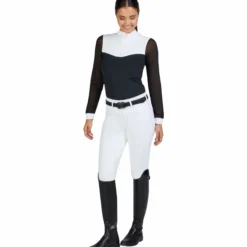 Turniershirt Damen Competition FS25, Turnierbluse, langarm