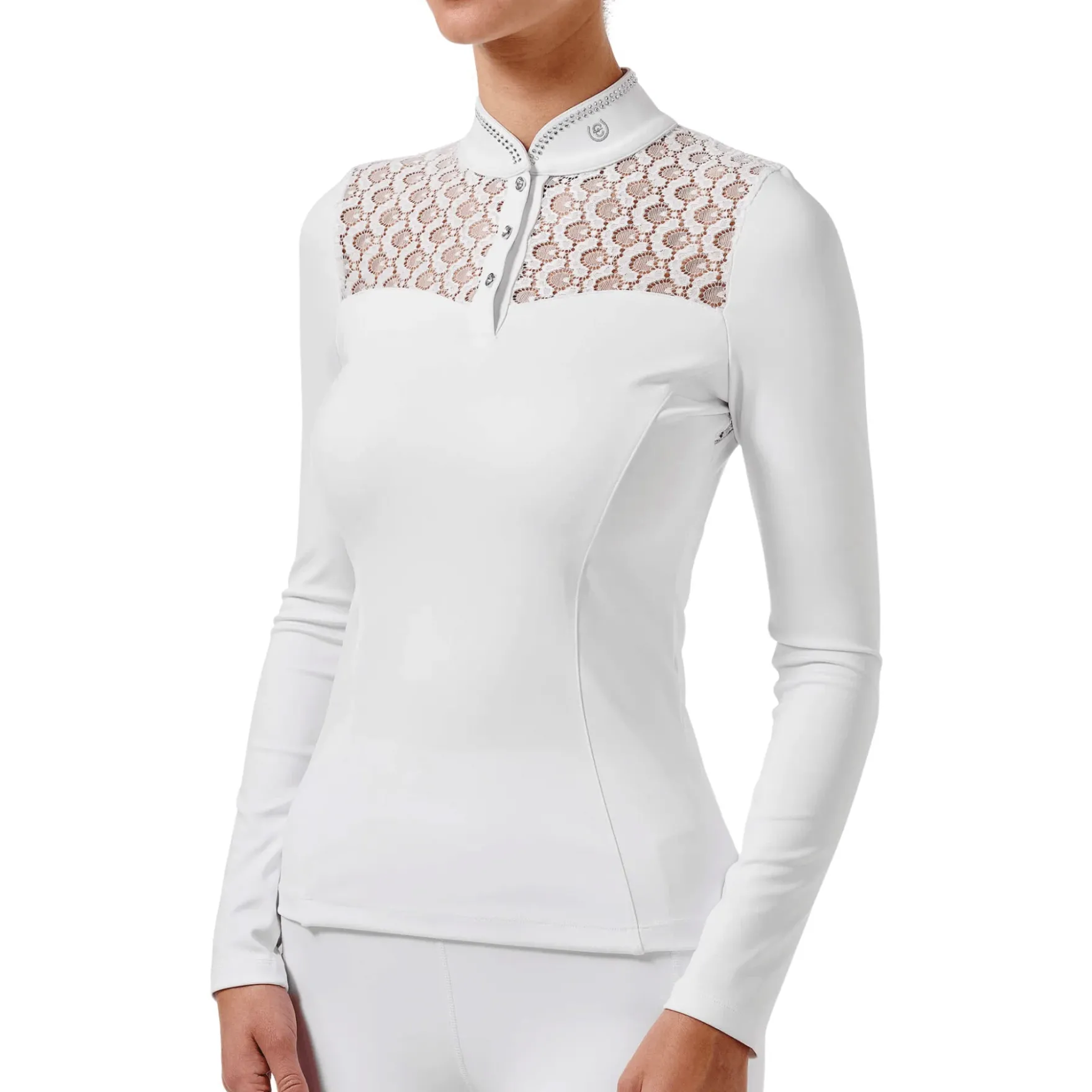 Turniershirt Damen Crystal Champion Striking Valley, langarm