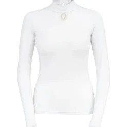 Turniershirt Damen Crystal Drop, langarm