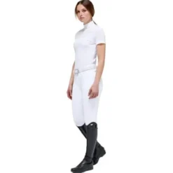Turniershirt Damen CT Dash S/S Competition Polo FS23, kurzarm