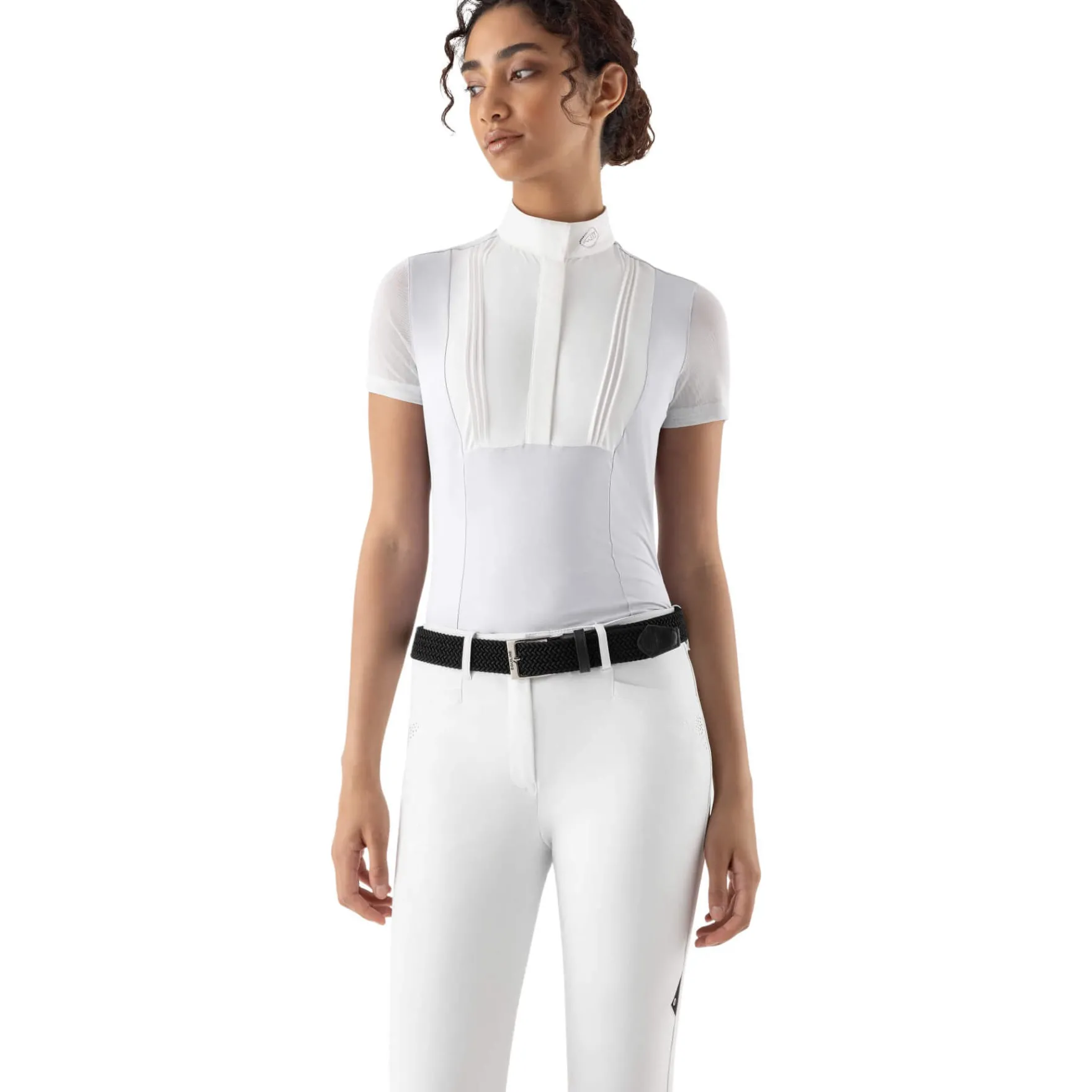 Turniershirt Damen Eqglio FS26, Turnierpolo, kurzarm