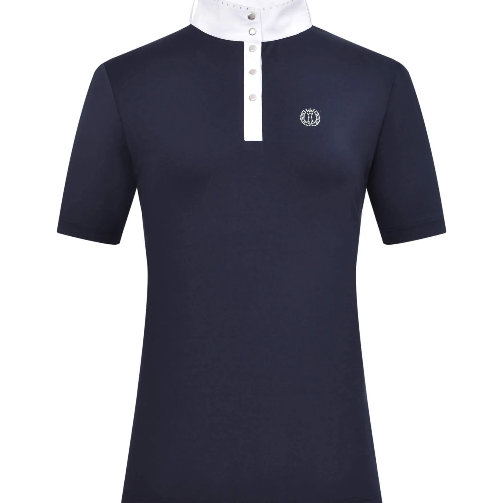 Turniershirt Damen IRHBasic Glam, kurzarm