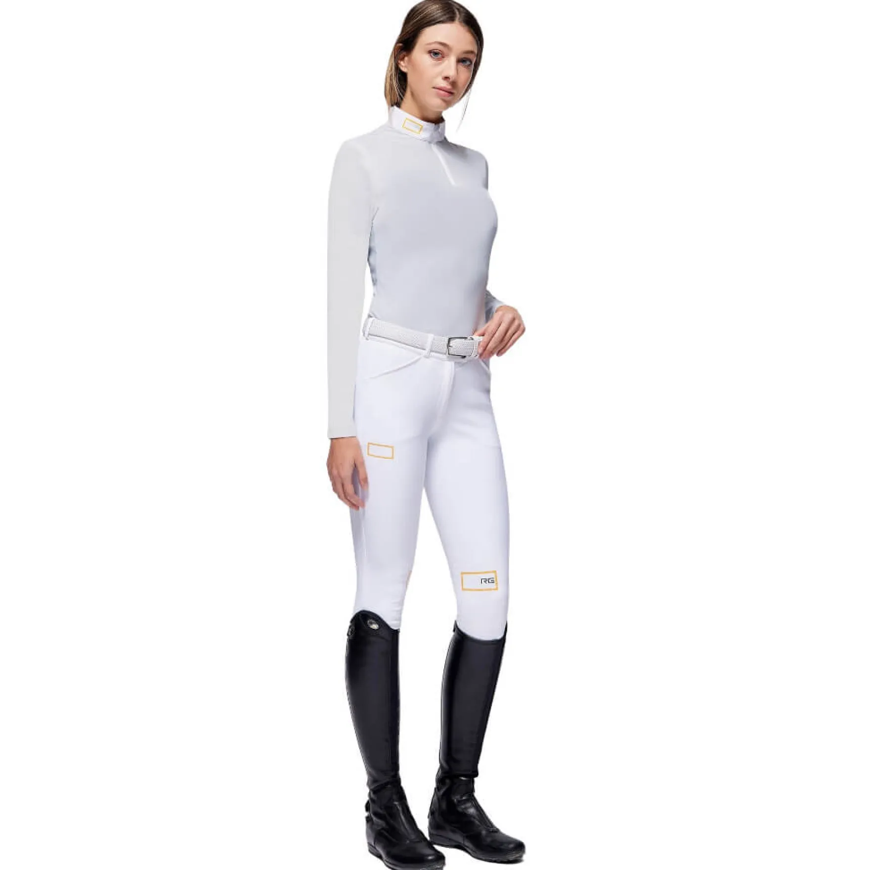 Turniershirt Damen Jersey LS Zip FS23, langarm