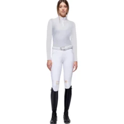 Turniershirt Damen Jersey LS Zip FS23, langarm