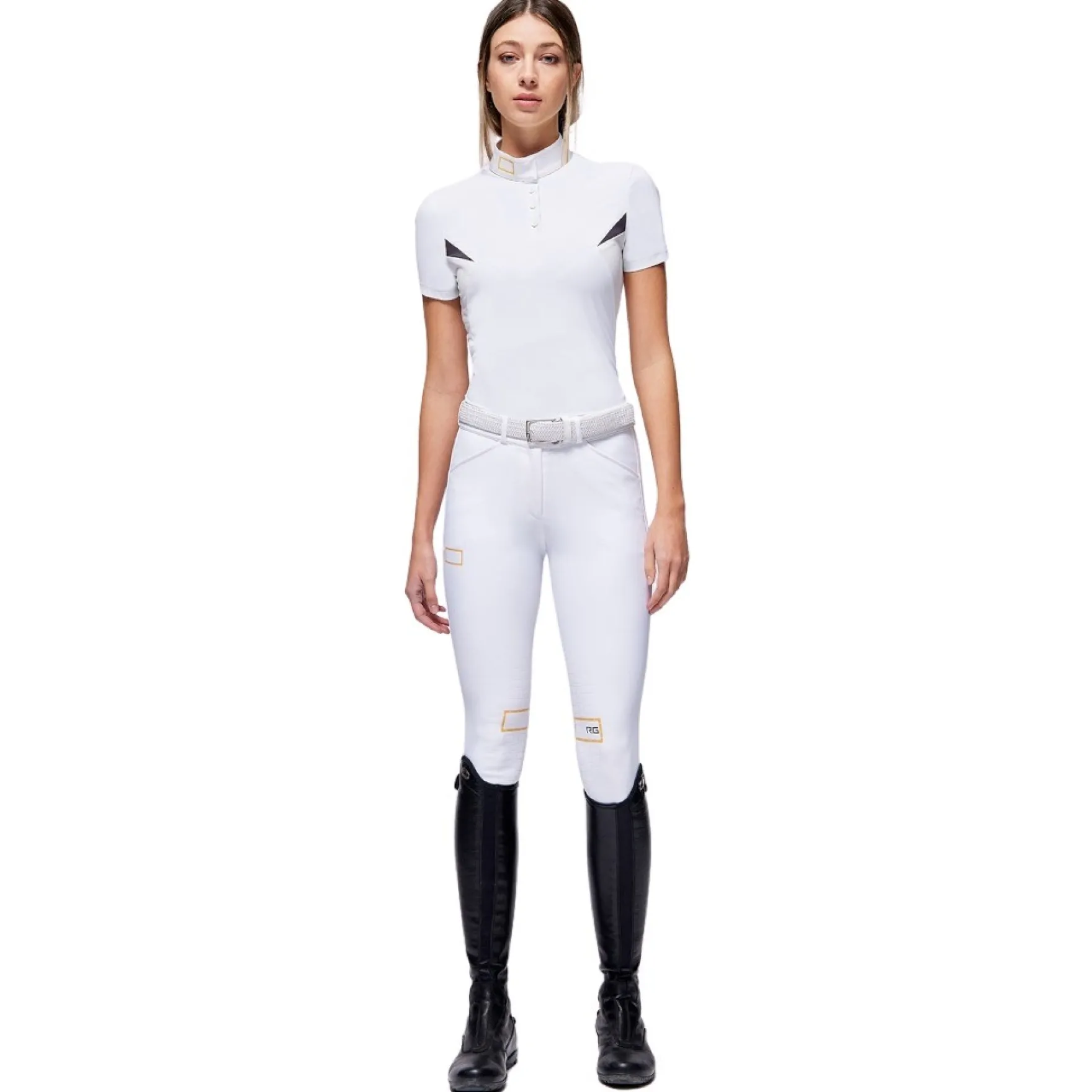 Turniershirt Damen Jersey S/S Button FS23, kurzarm