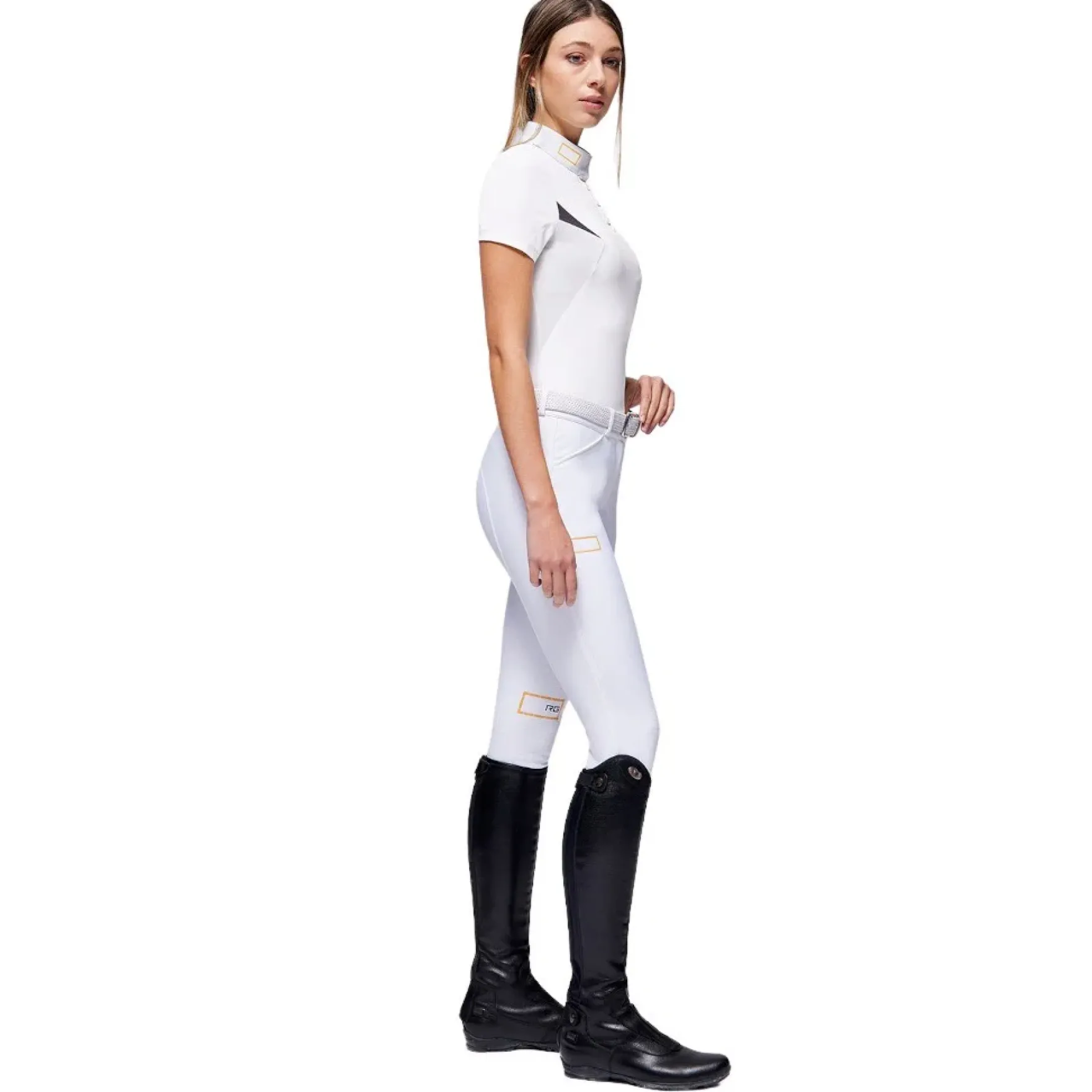 Turniershirt Damen Jersey S/S Button FS23, kurzarm