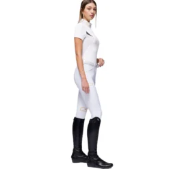 Turniershirt Damen Jersey S/S Button FS23, kurzarm