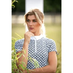 Turniershirt Damen Louisa, kurzarm