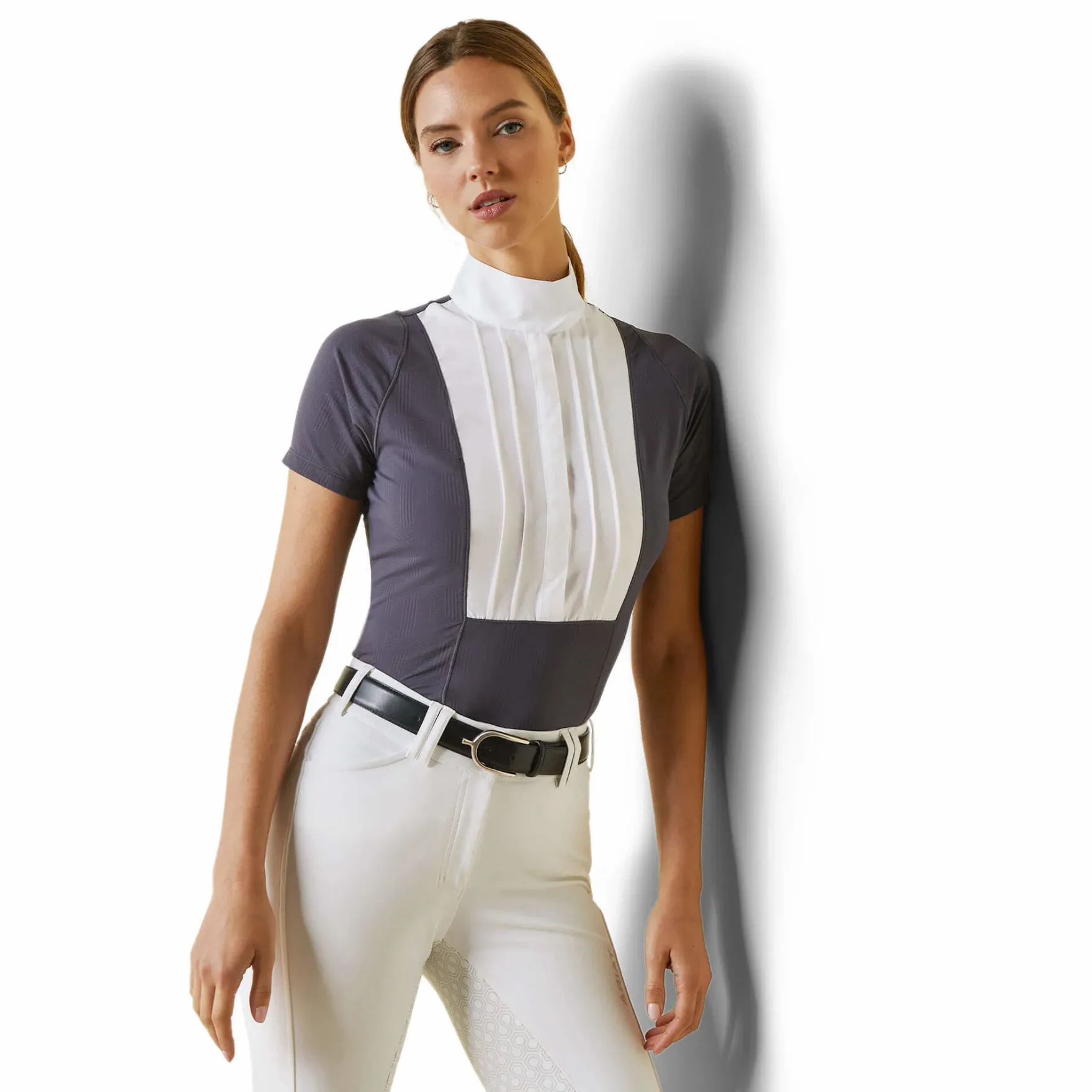 Turniershirt Damen Luxe, kurzarm