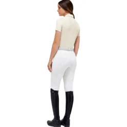 Turniershirt Damen Perforated Jersey, Turnierpolo, kurzarm