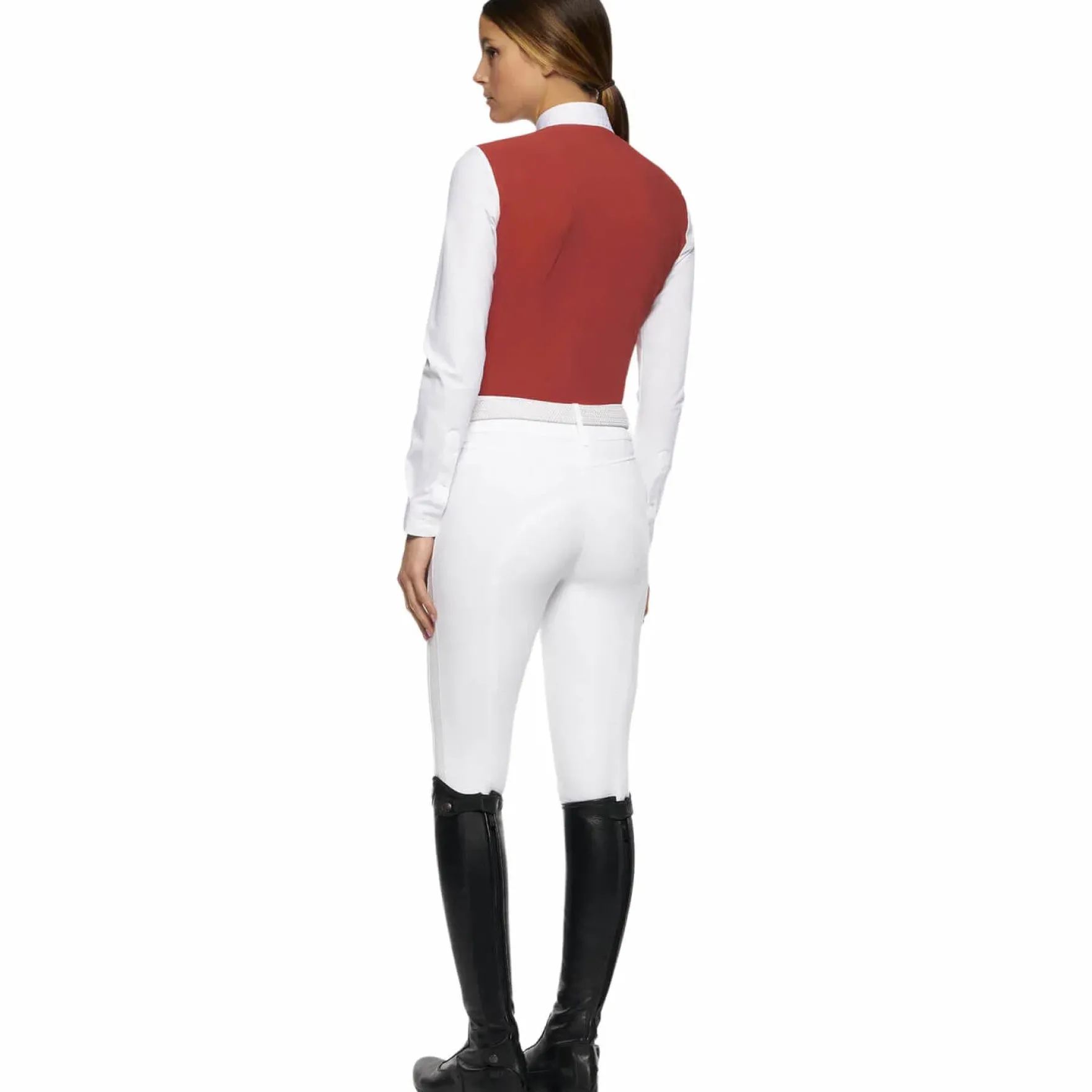 Turniershirt Damen Pleated Jersey L/S, langarm