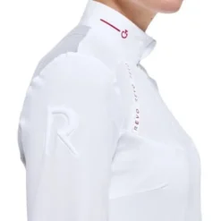 Turniershirt Damen Revo Red Label Tech Knit L/S Zip FS23, langarm