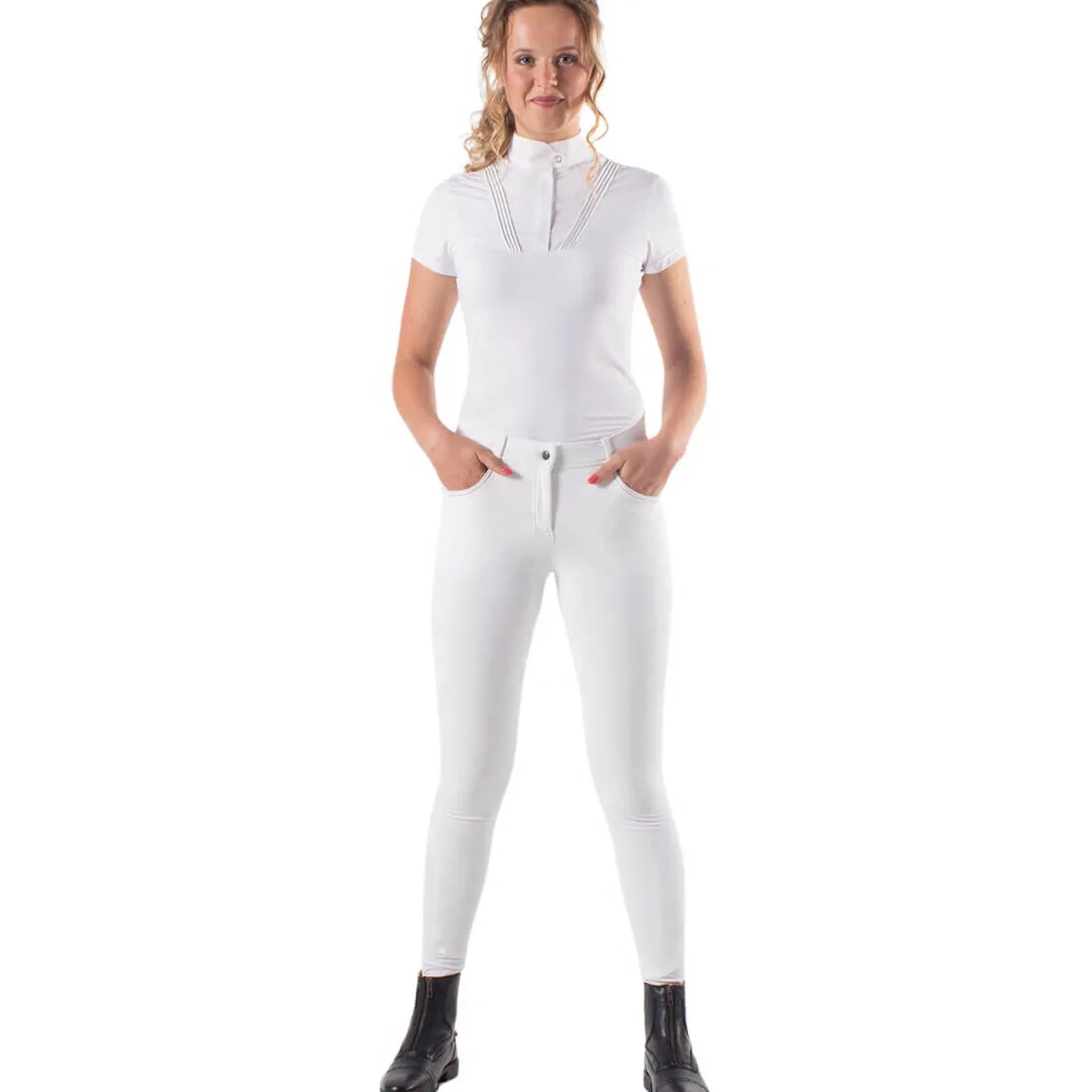 Turniershirt Damen Riva, kurzarm