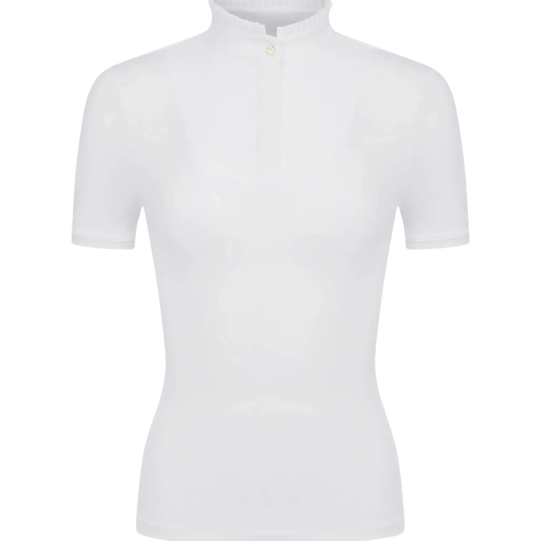 Turniershirt Damen Sophia Pleated Show Shirt, kurzarm
