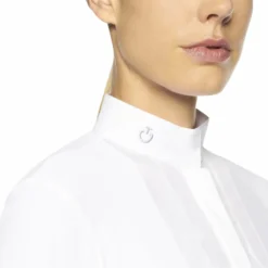 Turniershirt Damen Structured Poplin Bib, langarm