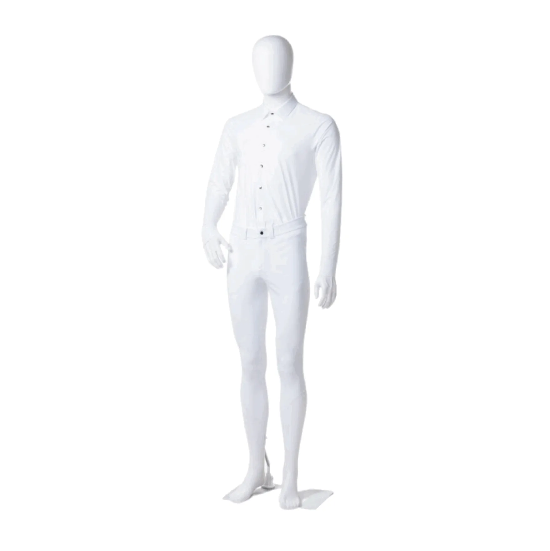 Turniershirt Herren Marvick Star White, langarm