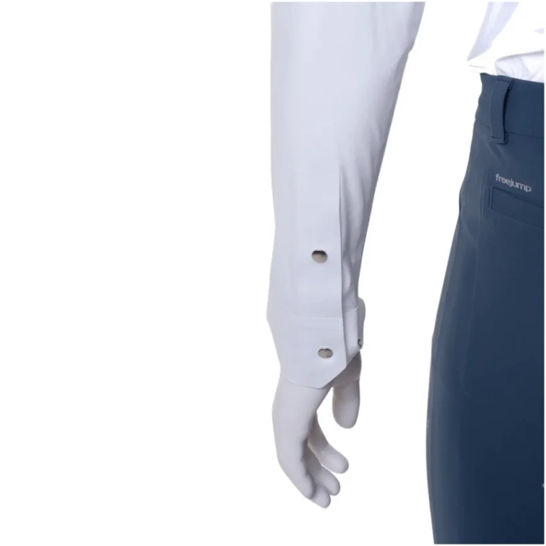 Turniershirt Herren Marvick Star White, langarm