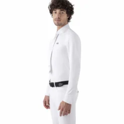 Turniershirt Herren Sebastian, Turnierpolo, langarm