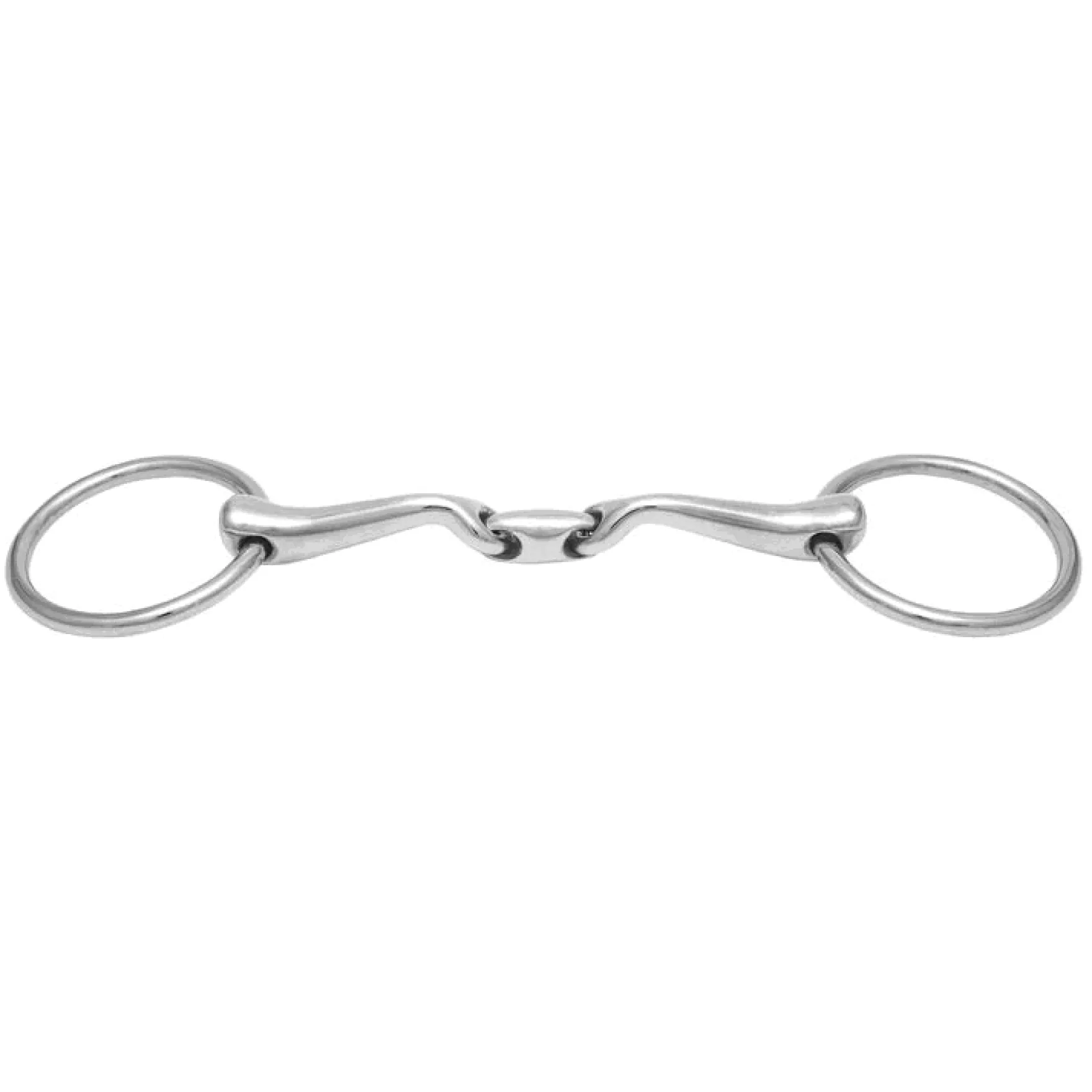 Unterlegtrense Fine Line, doppelt gebrochen, Gebiss
