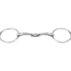 Unterlegtrense, SATINOX, doppelt gebrochen, Gebiss
