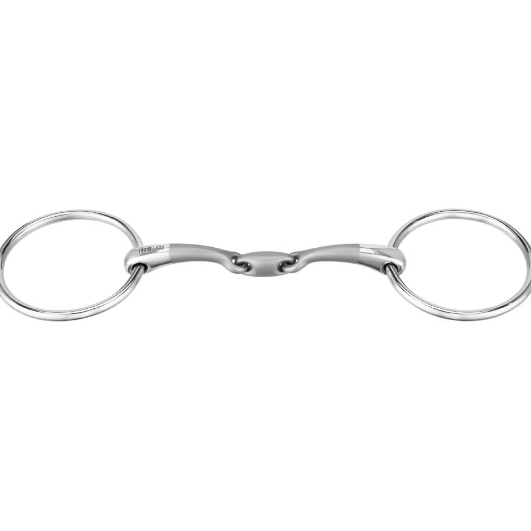 Unterlegtrense, SATINOX, doppelt gebrochen, Gebiss