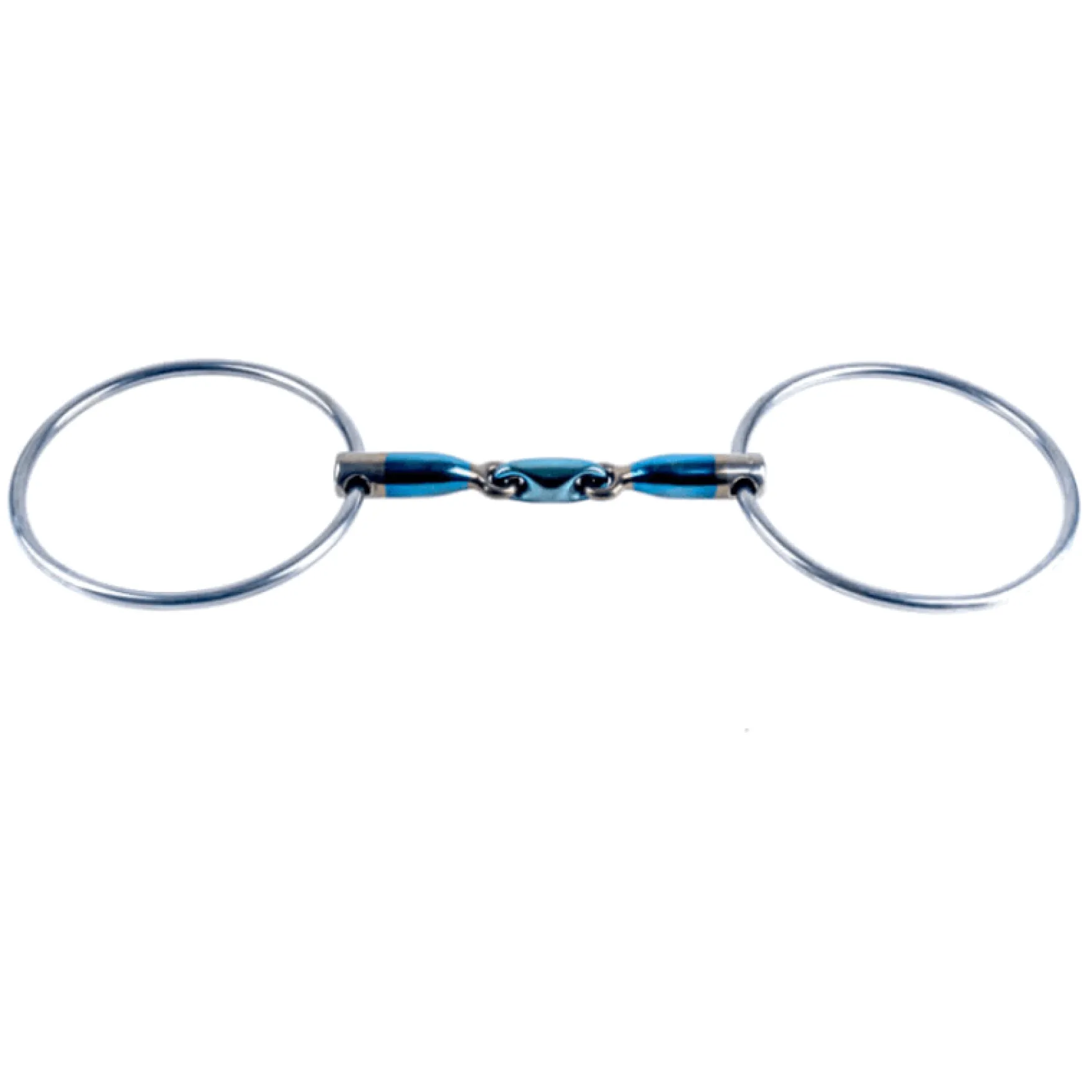 Wassertrense Große Ringe, Sweet Iron, Elliptical, Gebiss, doppelt gebrochen