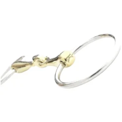 Wassertrense Kavalbit Lock up, doppelt gebrochen, 12 mm, Gebiss