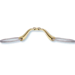 Wassertrense Quick Contact, doppelt gebrochen, Sweet Copper, Gebiss
