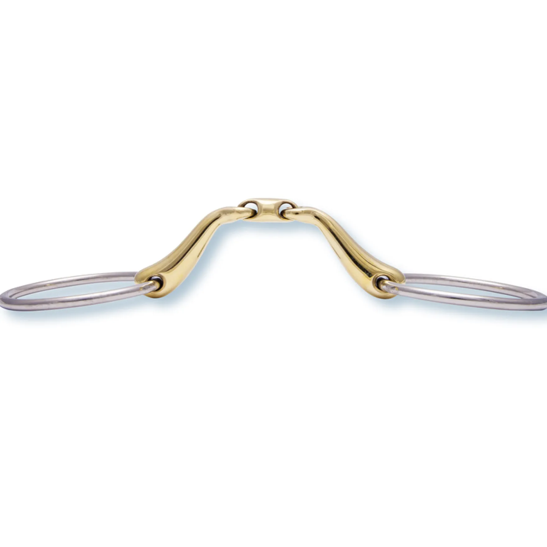 Wassertrense Quick Contact, doppelt gebrochen, Sweet Copper, Gebiss